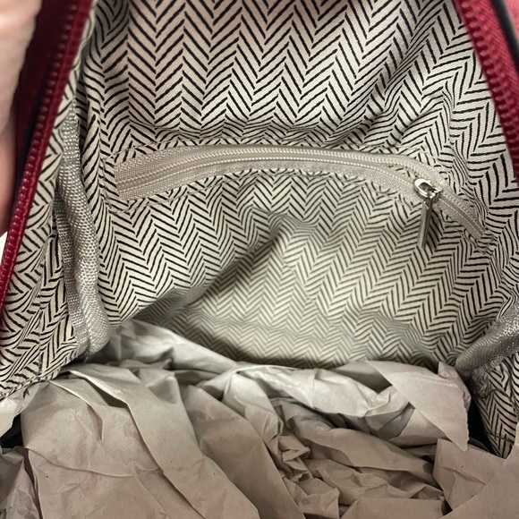 K. Carroll Willow Mini Backpack Crossbody Brick - Picture 2 of 7